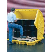 Eagle Manufacturing Company 1646RTC Eagle 4 Drum Rotary-Top Containment Unit